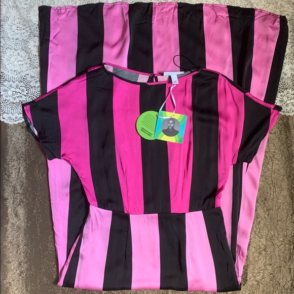 Christopher John Mixed Stripe Dress - Picture 2 of 12